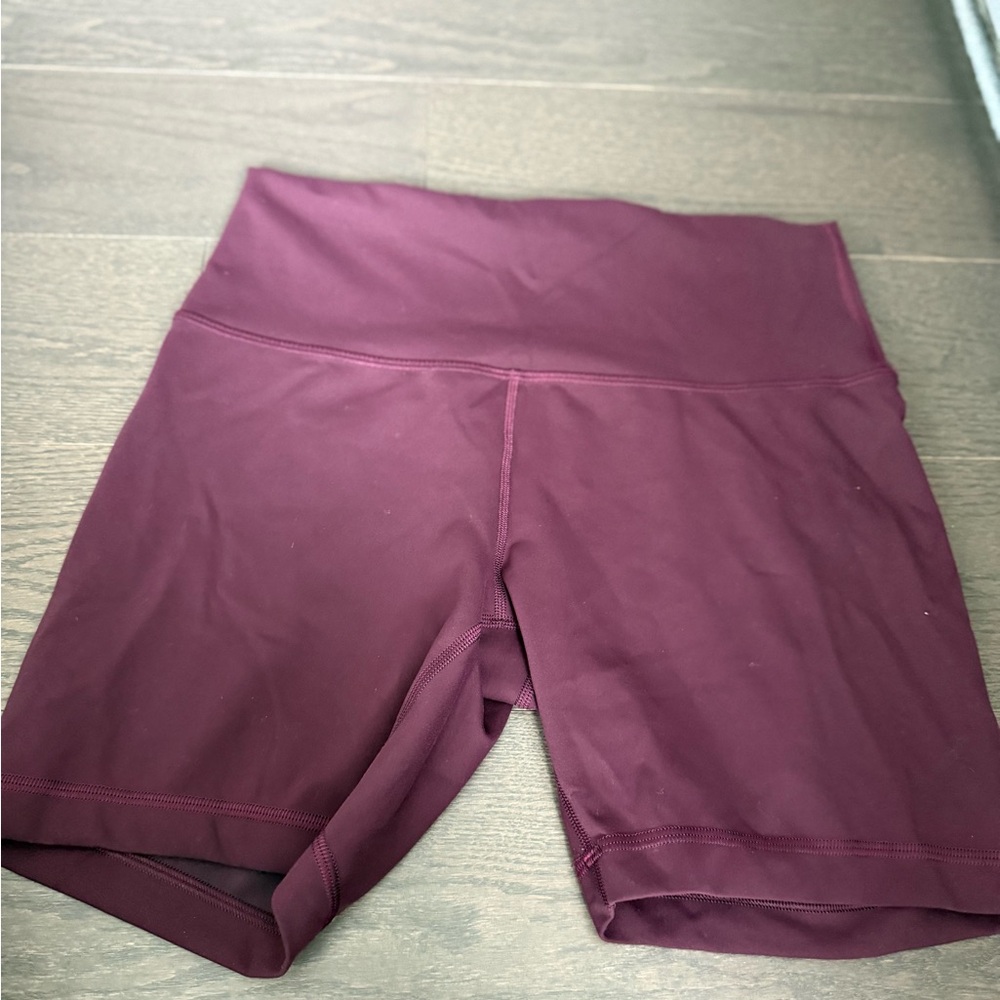 Lululemon Athletica Deep Purple Bike Shorts